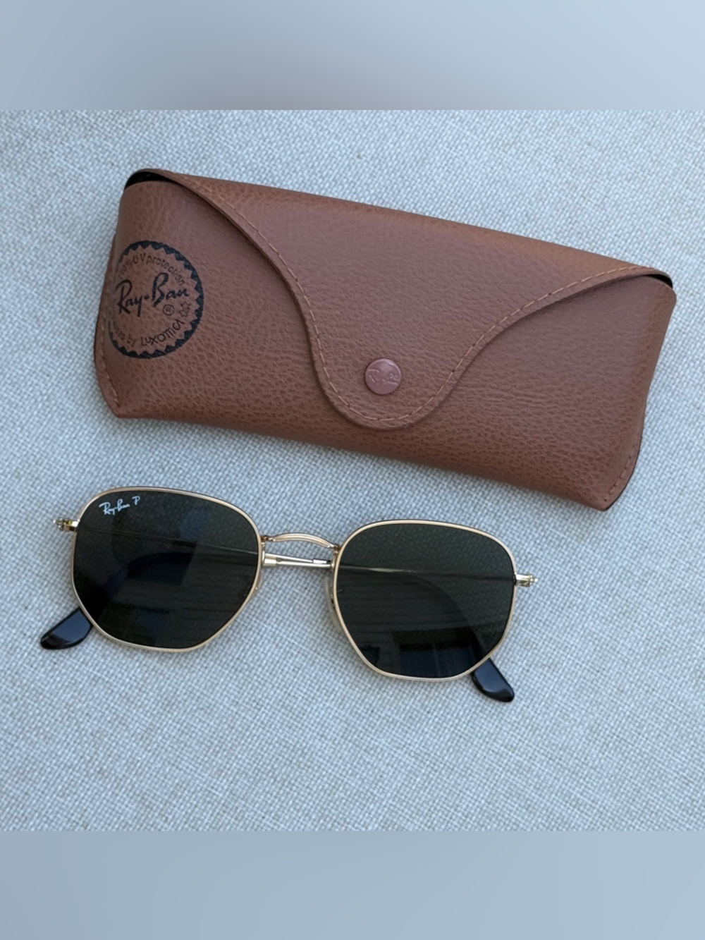 Ray-Ban Hexagonal Flat Sunglasses (51021) - Polarized - NWOT - Picture 4 of 15